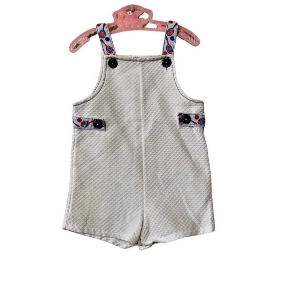 Vintage Tennis Themed Toddler Playsuit 2T